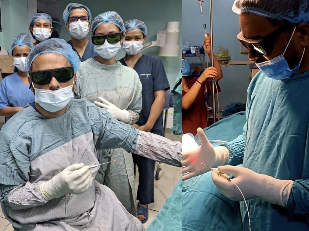 Modern laser treatment for proctological conditions